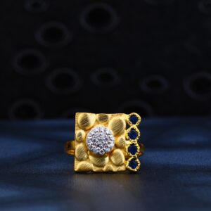22ct Gold Cz Ring LR145