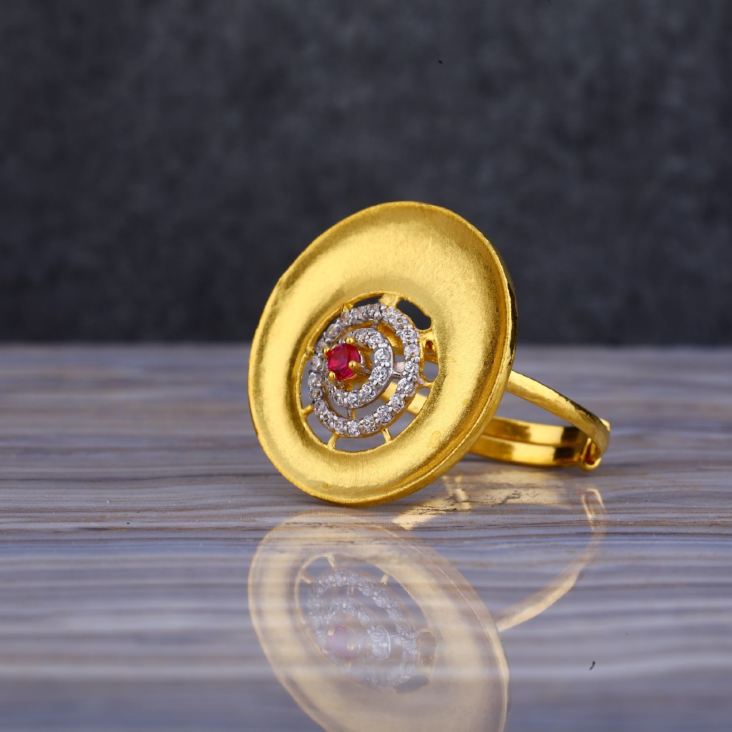 22kt Gold Classic Designer Ring LLR104 - Image 4
