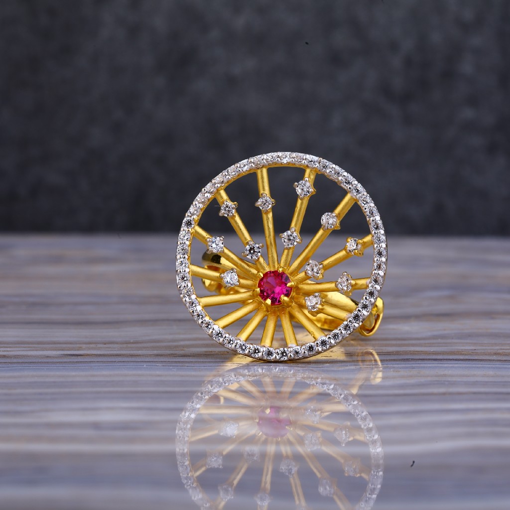 916 Gold Exclusive Diamond Ring LLR108