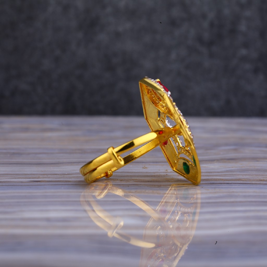 22kt gold cz diamond ring llr116 - Image 3