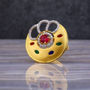 22ct Gold Diamond Designer Ring LLR117