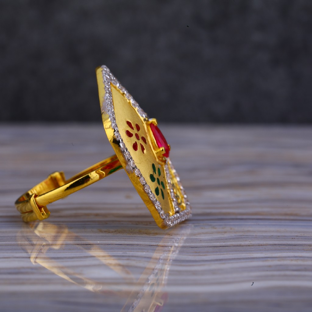 916 Gold Exclusive Cz Ring LLR139 - Image 4