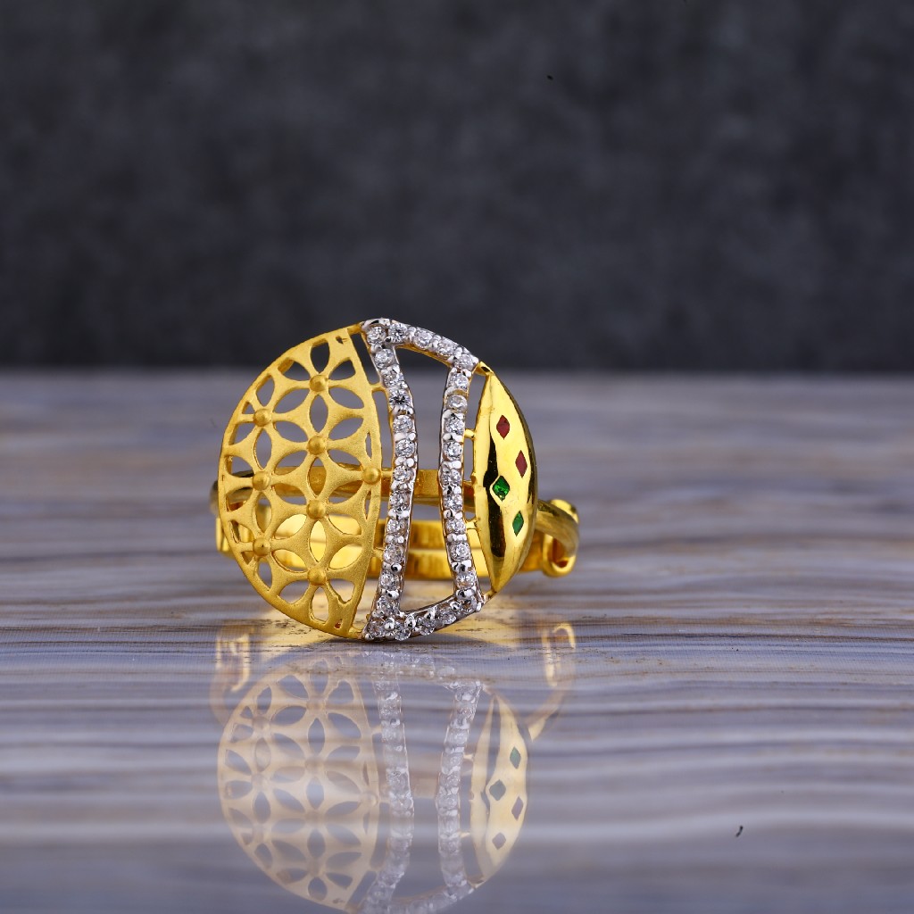 916 Gold Exclusive cz Ring LLR140