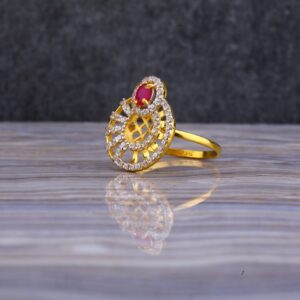 916 Gold Cz Exclusive Ring LLR147