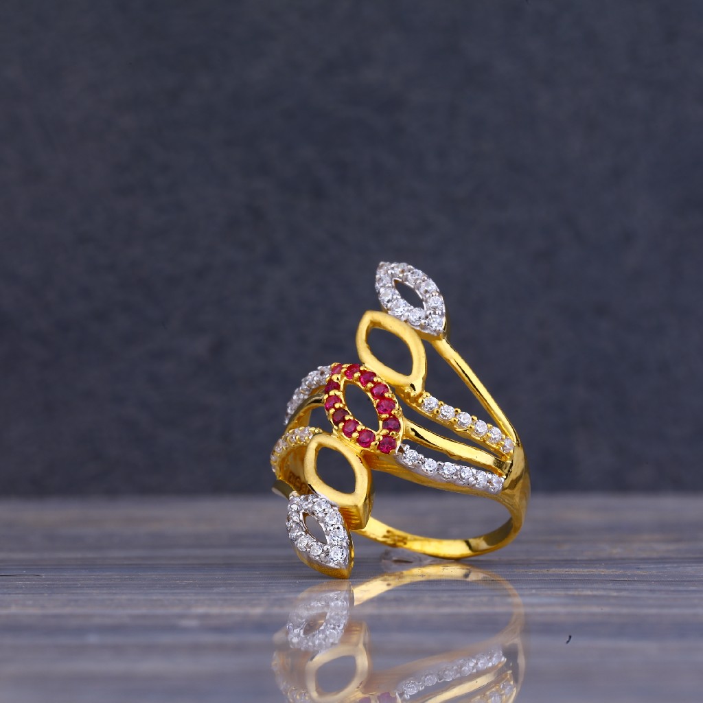 22kt Gold Design Hallmark Ring LLR98