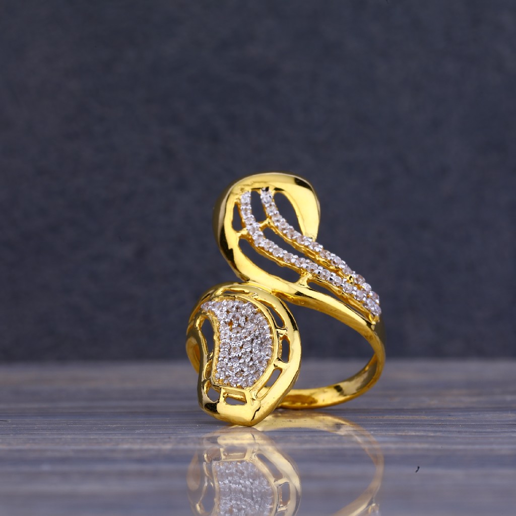 916 Gold Exclusive Cz Ring LLR99