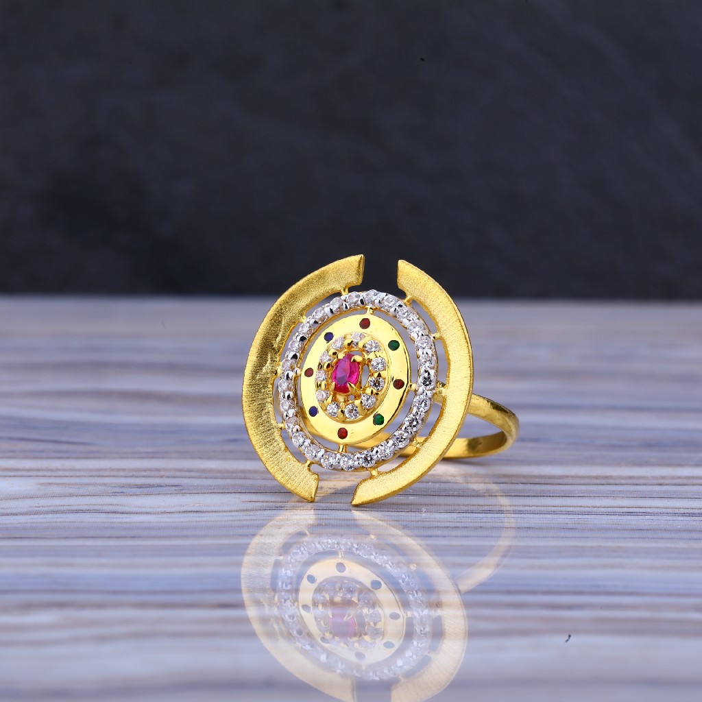 916 Gold Exclusive Cz Ring LLR178