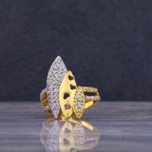 22kt Gold Cz Hallmark Ring LLR59