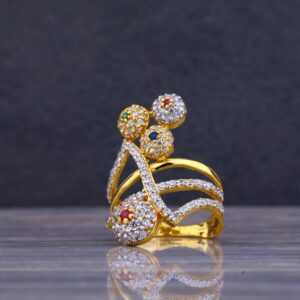 916 Gold Exclusive Cz Ring LLR64