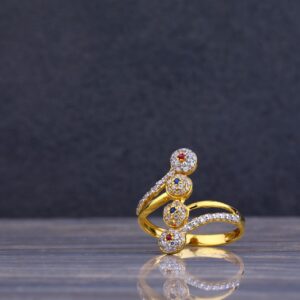 22kt Gold Cz Ring LLR67
