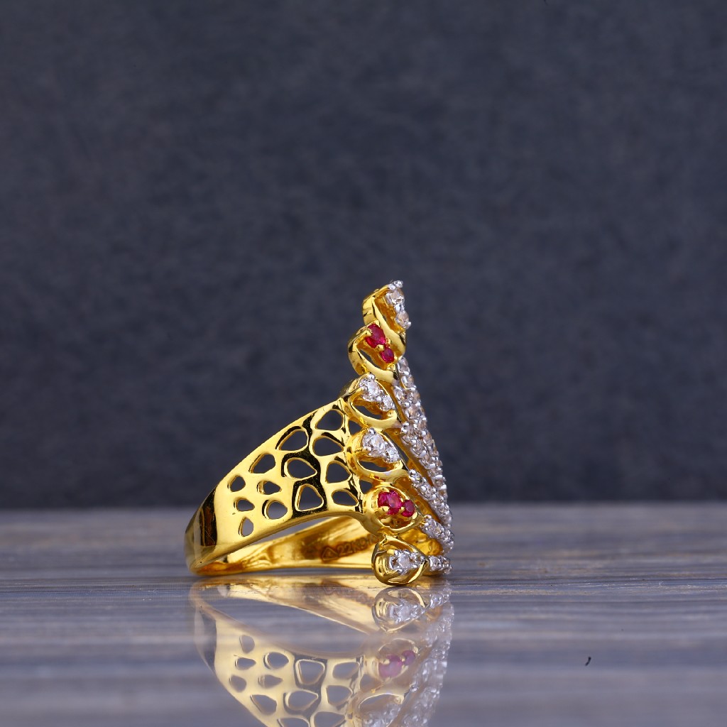 22kt Good Exclusive Cz Ring LLR74 - Image 4