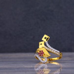 22kt Gold Cz Ring LLR79