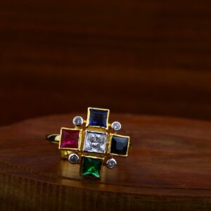 22kt Gold Antique Ring With Hallmark LAR51