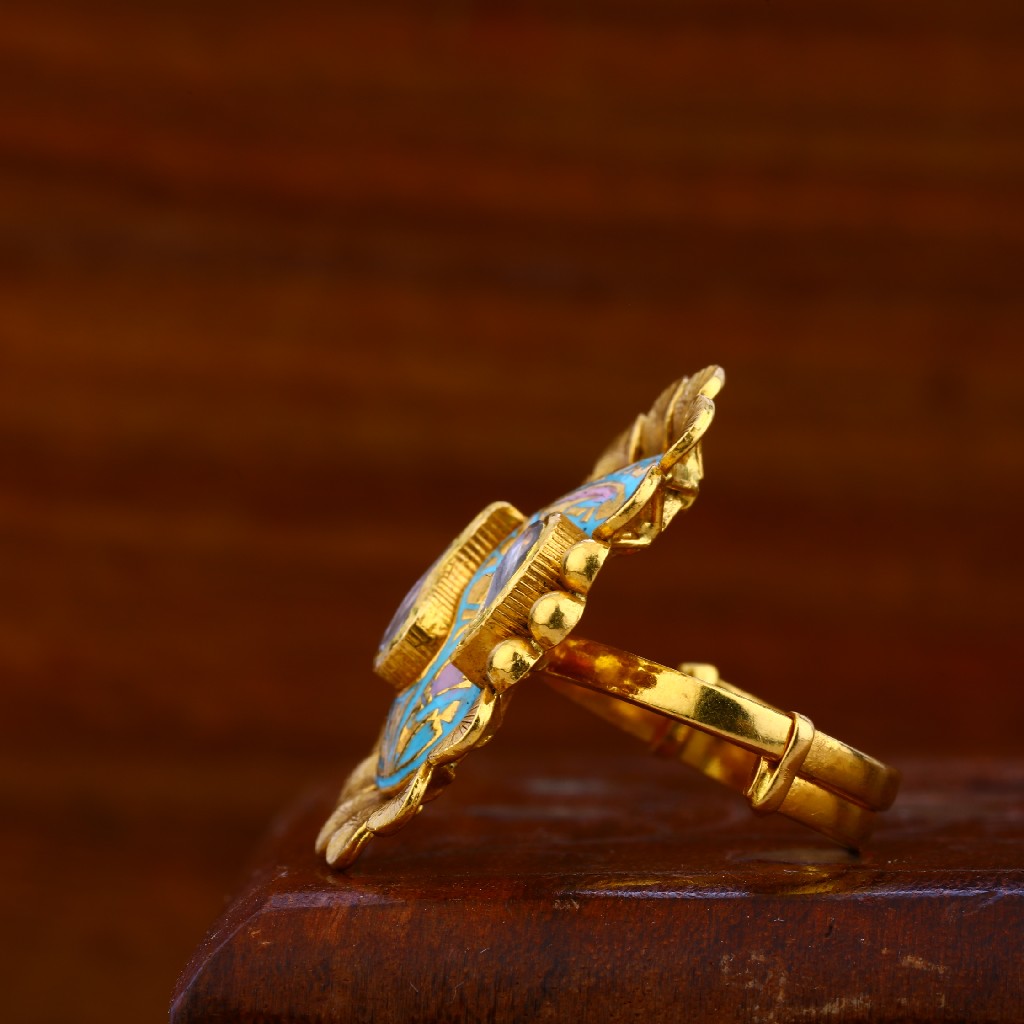 22kt Gold Antique Ring LAR34 - Image 3
