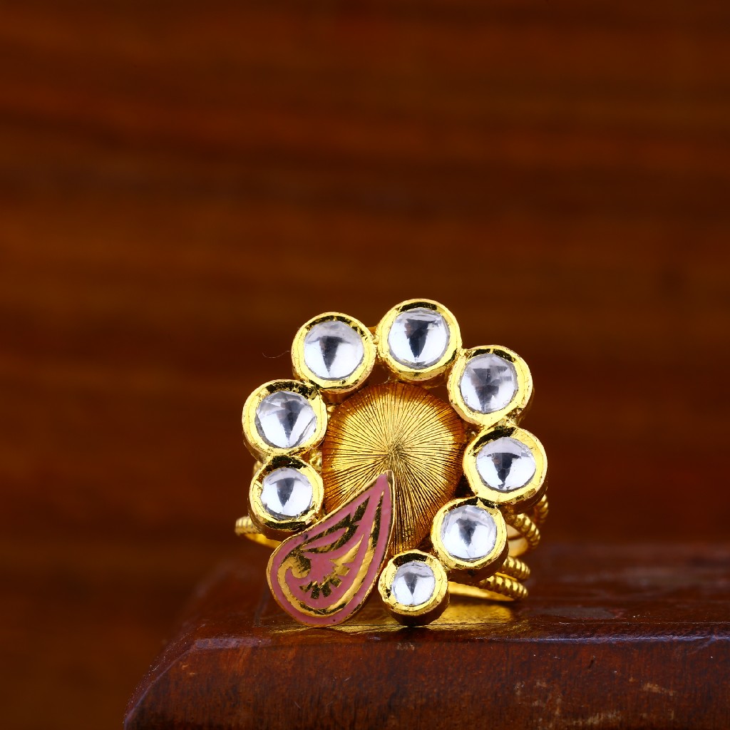 916 Gold Antique Ring LAR35