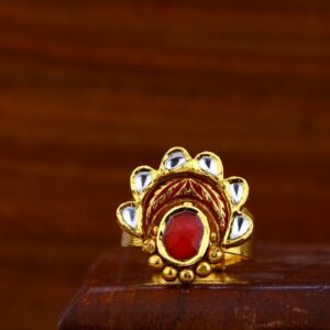 916 Gold Stylish Ring LAR38