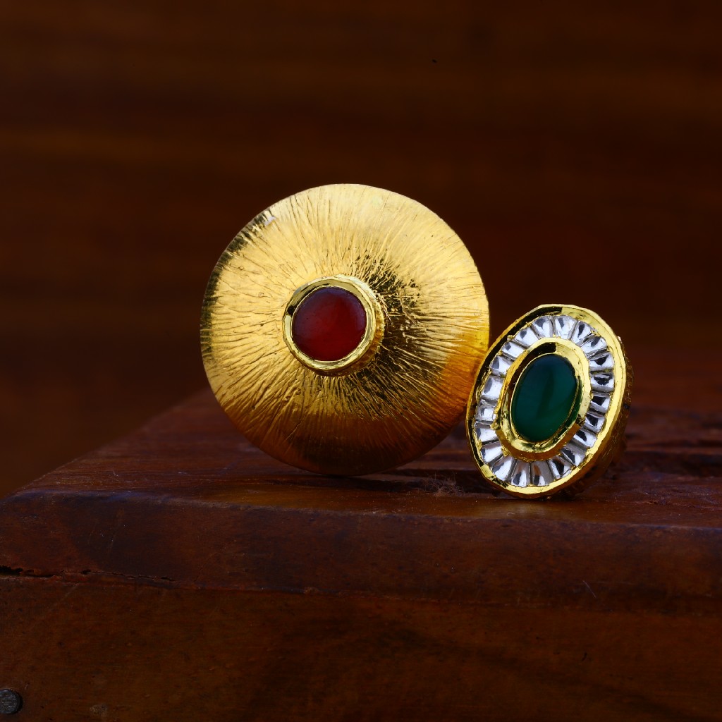 22kt gold antique ring lar71