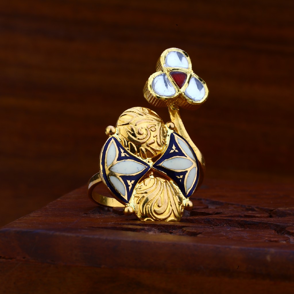 916 Gold Antique Ring LAR52