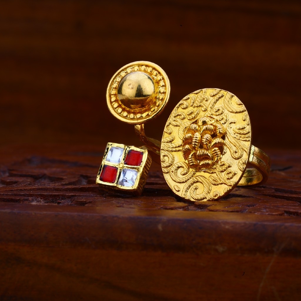 916 Gold Antique Exclusive Ring LAR59
