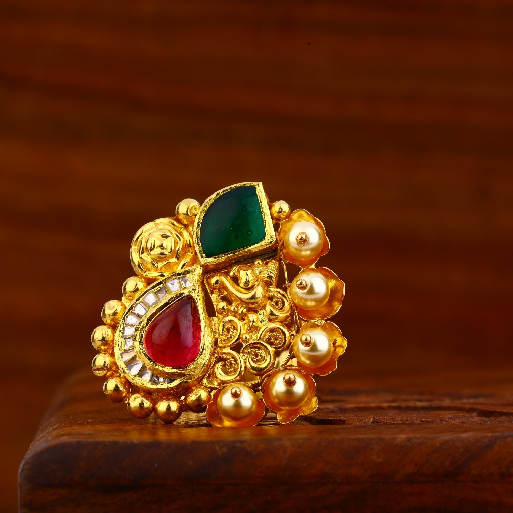 916 Gold Antique Ring LAR82