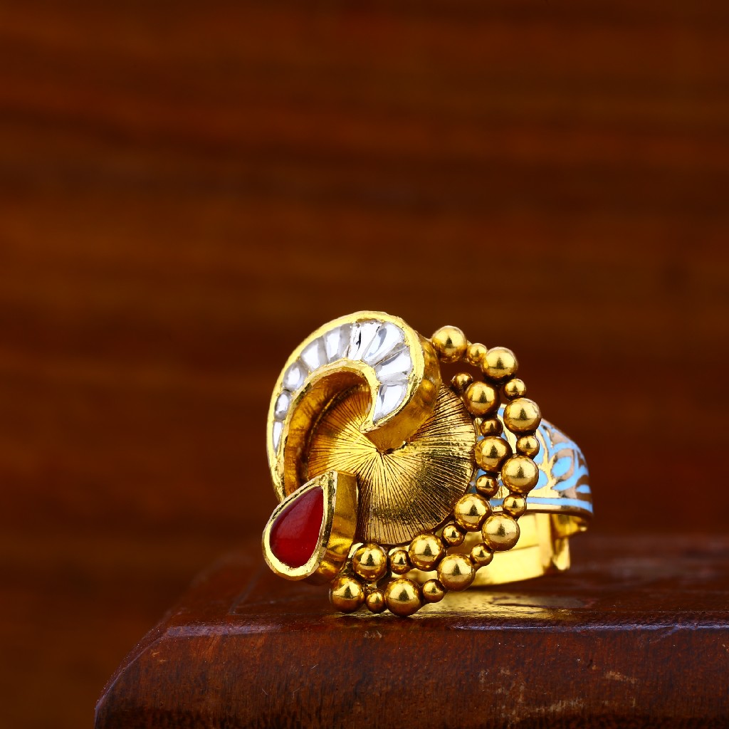 916 gold EXCLUSIVE antique Ring LAR41 - Image 2