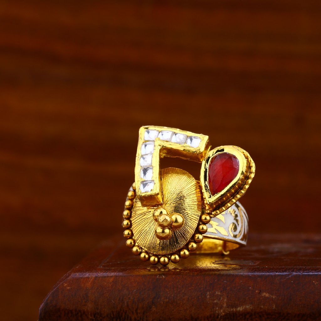 916 Gold cz ring LAR46