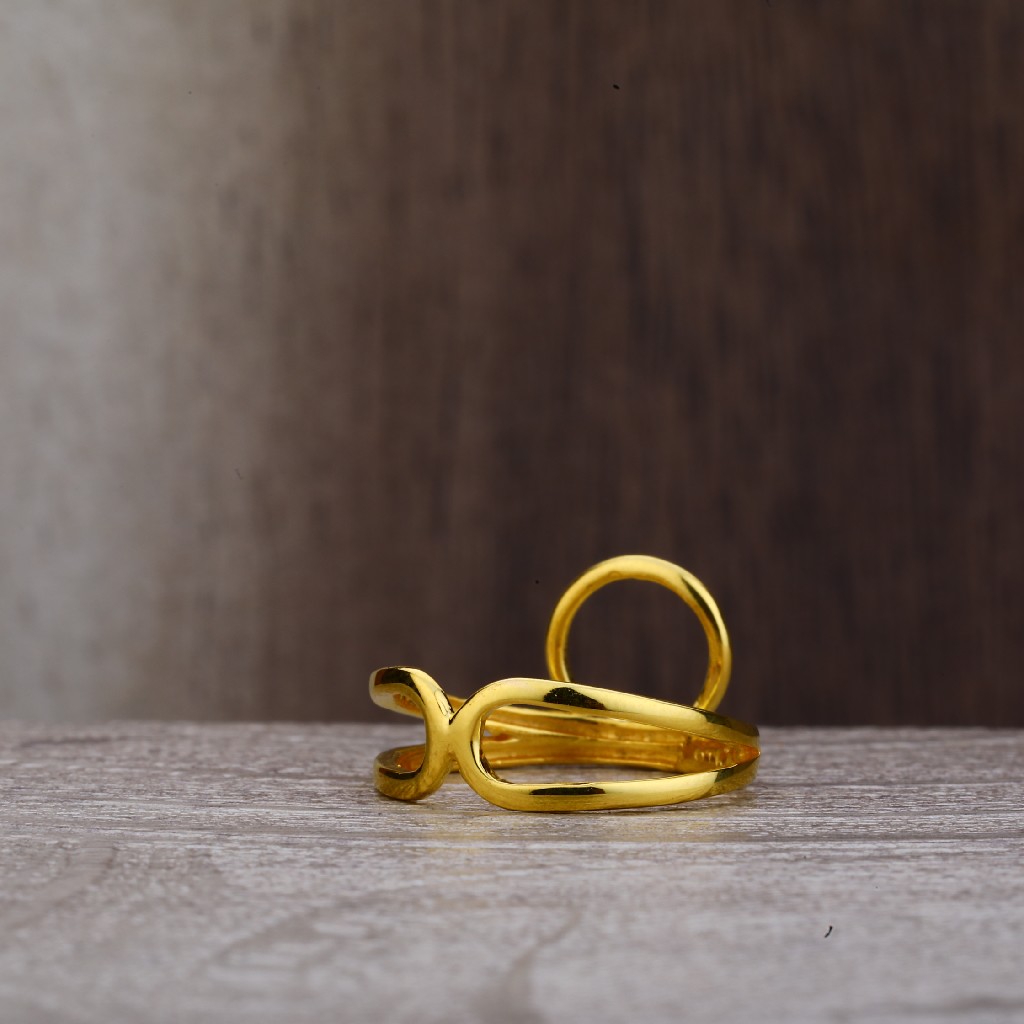 916 Gold classic Ring LPR161 - Image 2