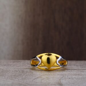 916 Gold Plain Ring LPR175