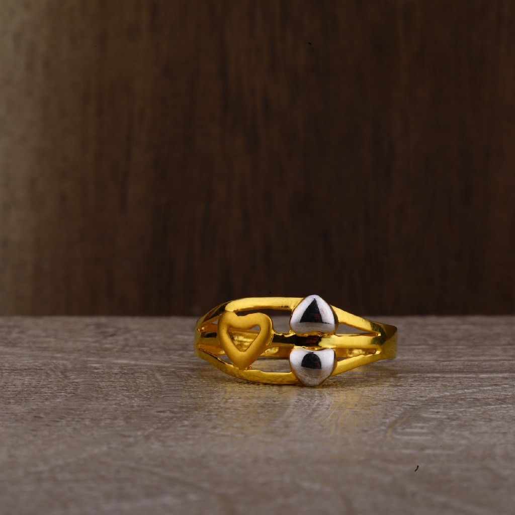 916 Gold Classic Plain Ring  LPR185