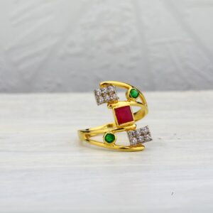750 gold italian classic ring lir07