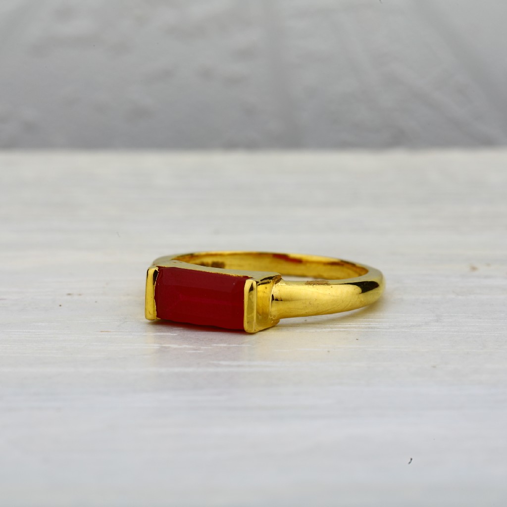 750 Gold Ladies Italian Ring LIR08 - Image 2