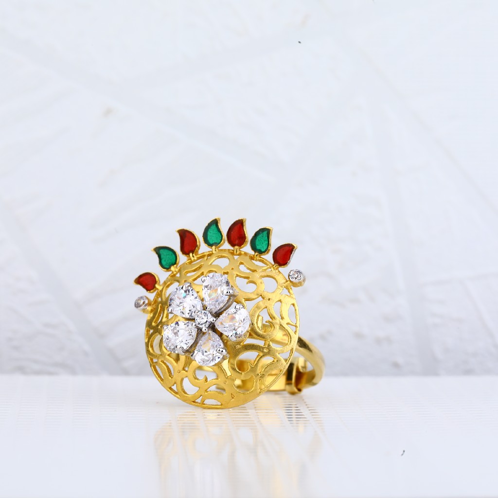 750 Classic Italian Ladies Ring LIR21 - Image 2