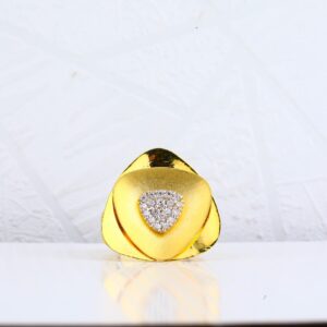 18kt Gold Cz Ring LIR25