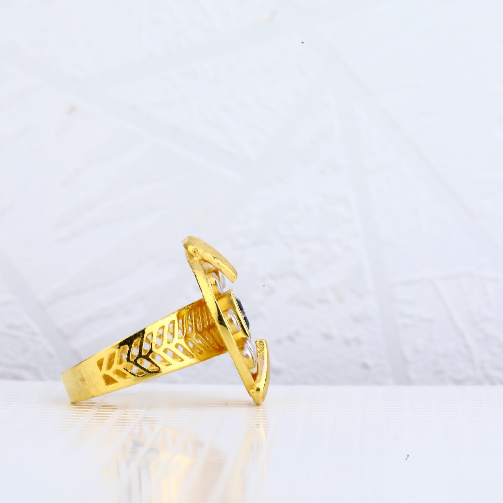18kt Gold Italian Ladies Ring LIR42 - Image 4