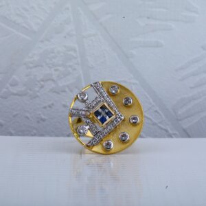 18kt Italian Hallmark Ring LIR52