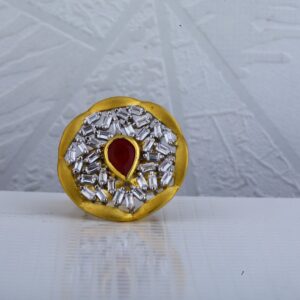 750 Italian Hallmark Gold Ring LIR58