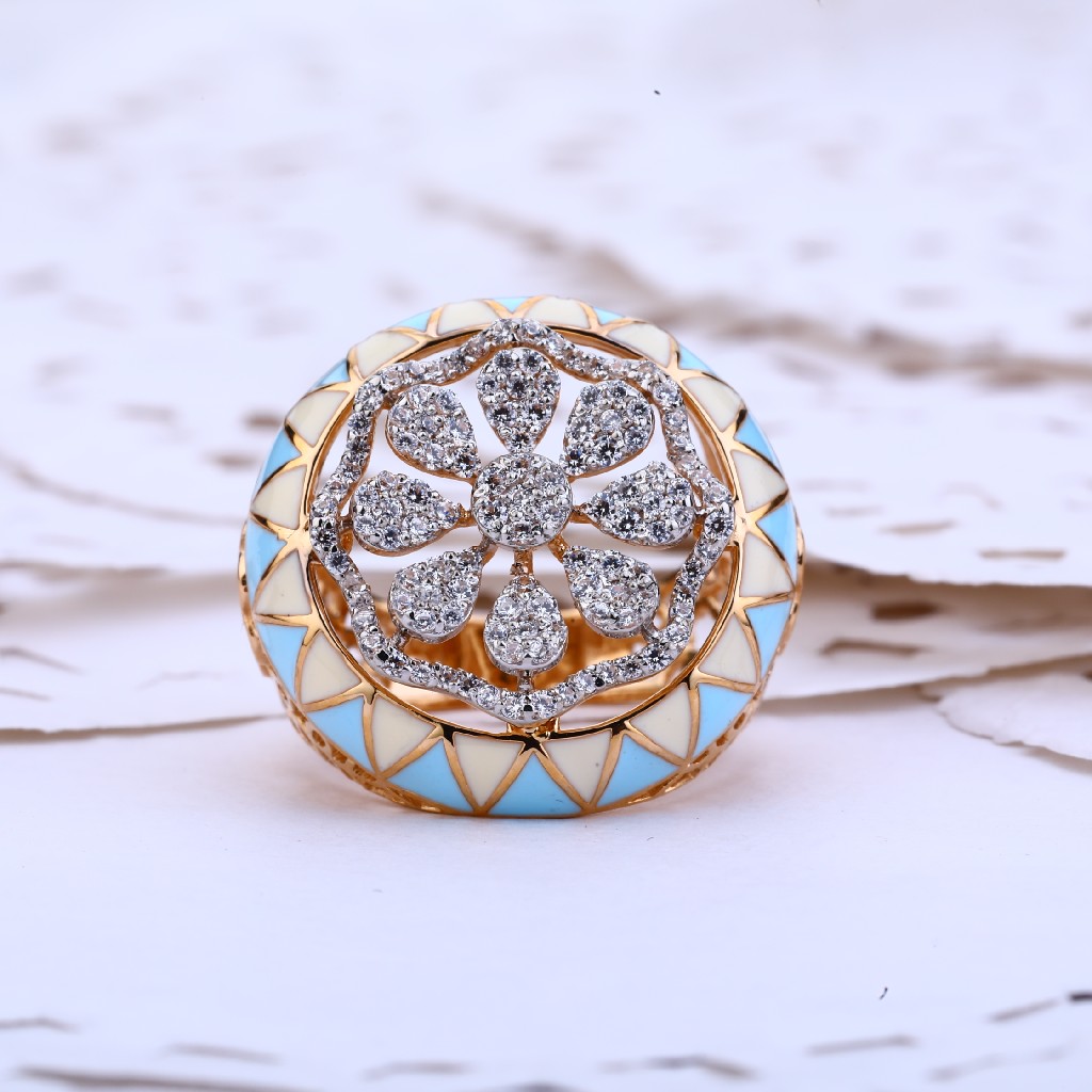 18ct Rose Gold Hallmark Ring RLR423