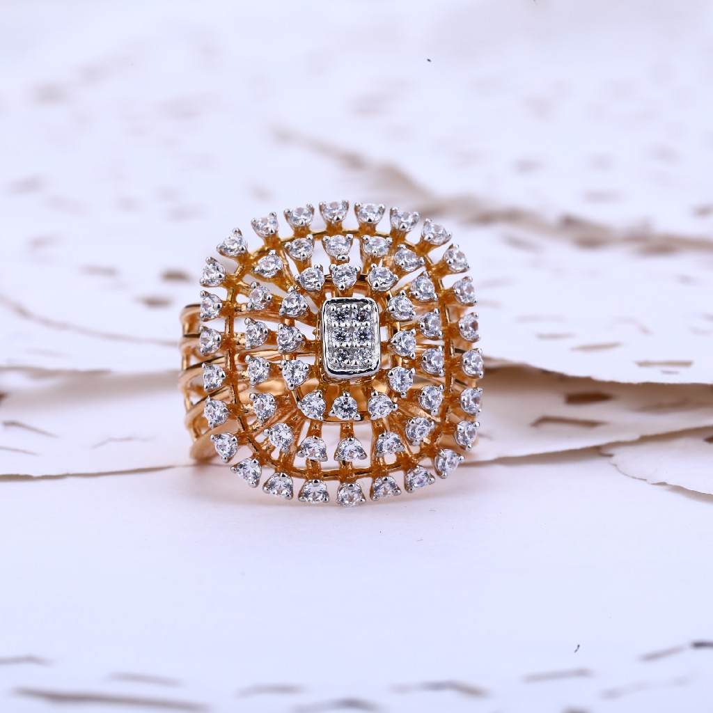 18kt Cz Designer ring RLR426