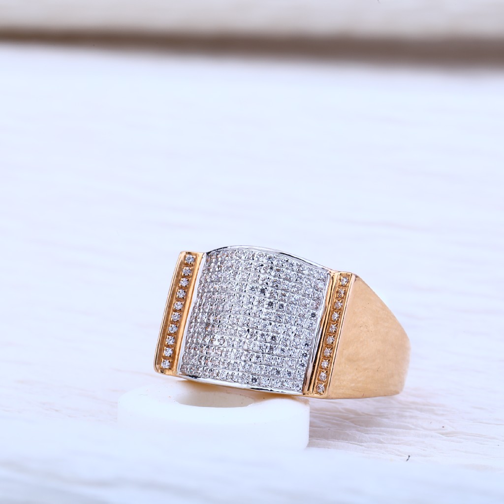 750 Rose Gold Designer Ring RMR43 - Image 5
