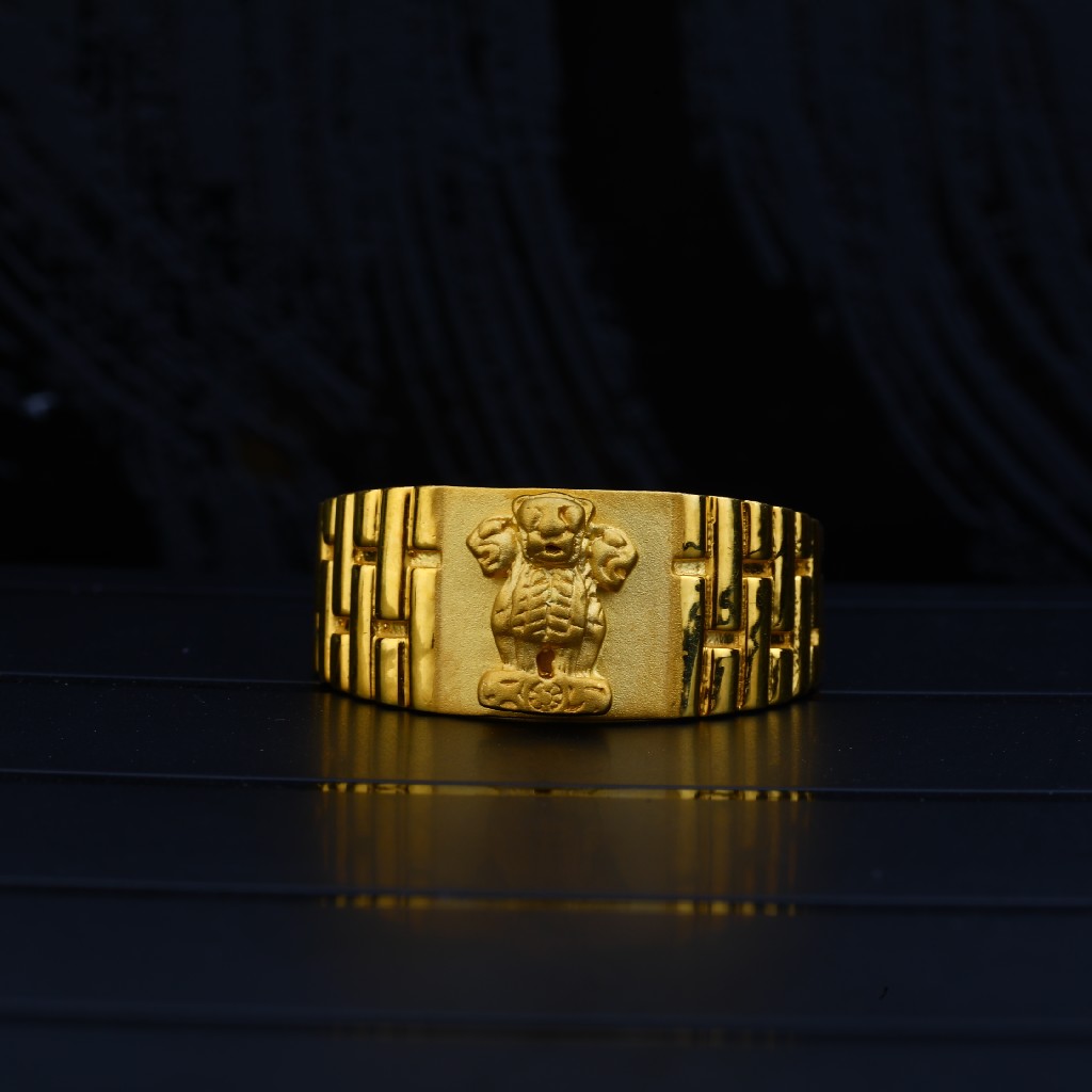 916 Gold Plain Ring MPR65