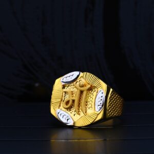 916 Men's Plain God Ring MPR63