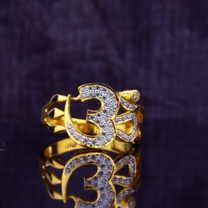 916 Cz Ring With God Symbol MGR80