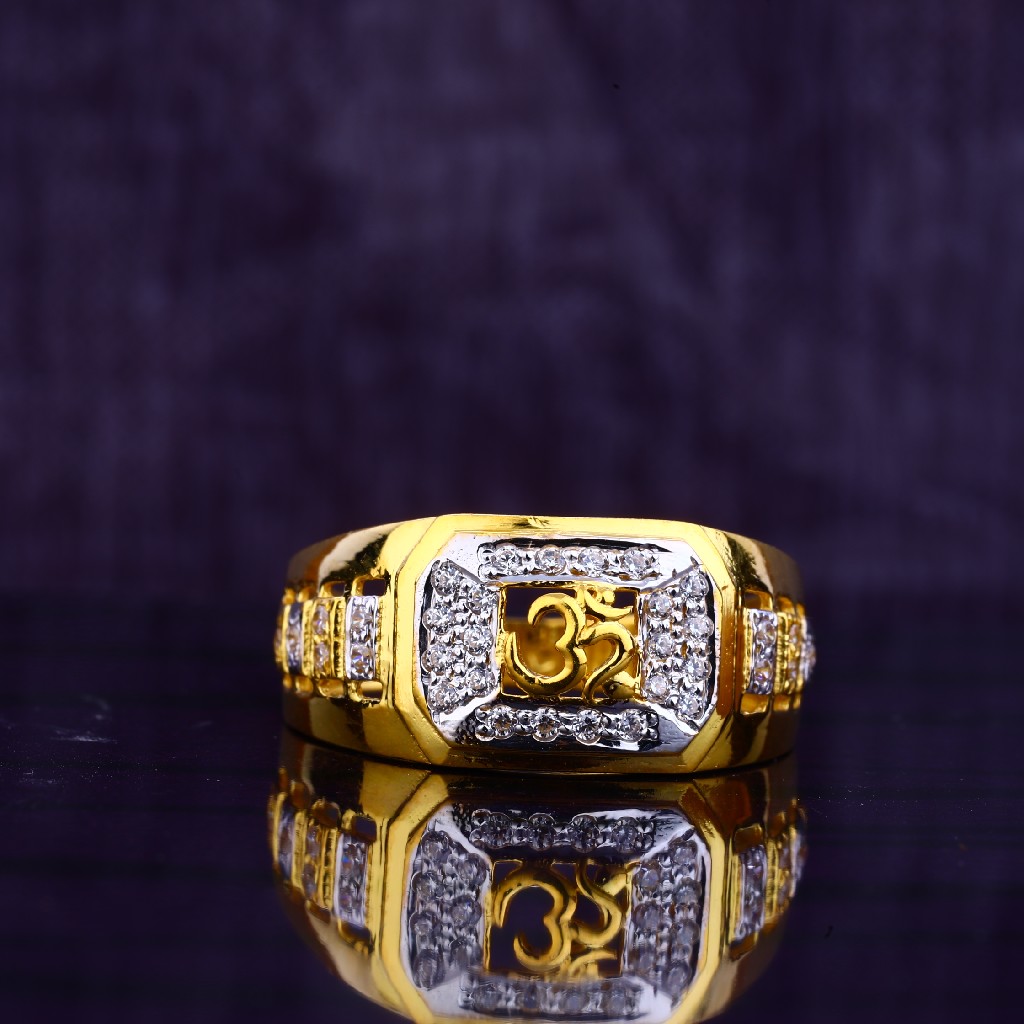 22kt Mens God Ring MGR93