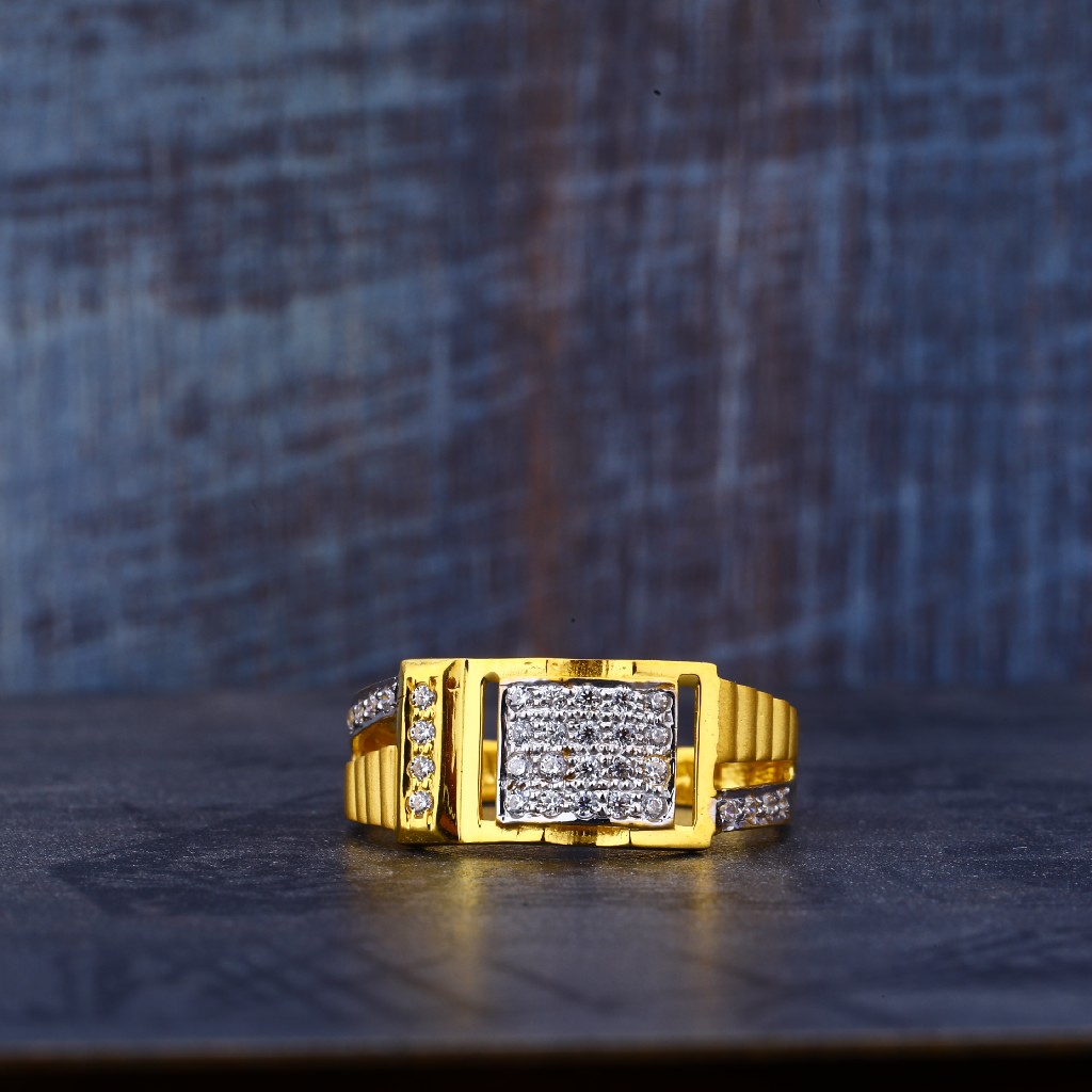916 Gold cz ring MR464