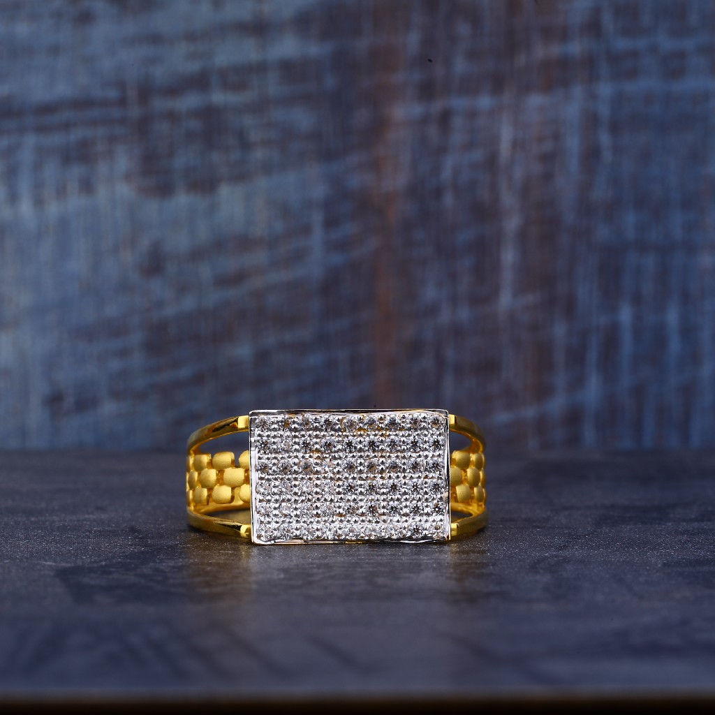 22kt 916 Cz Ring MR471