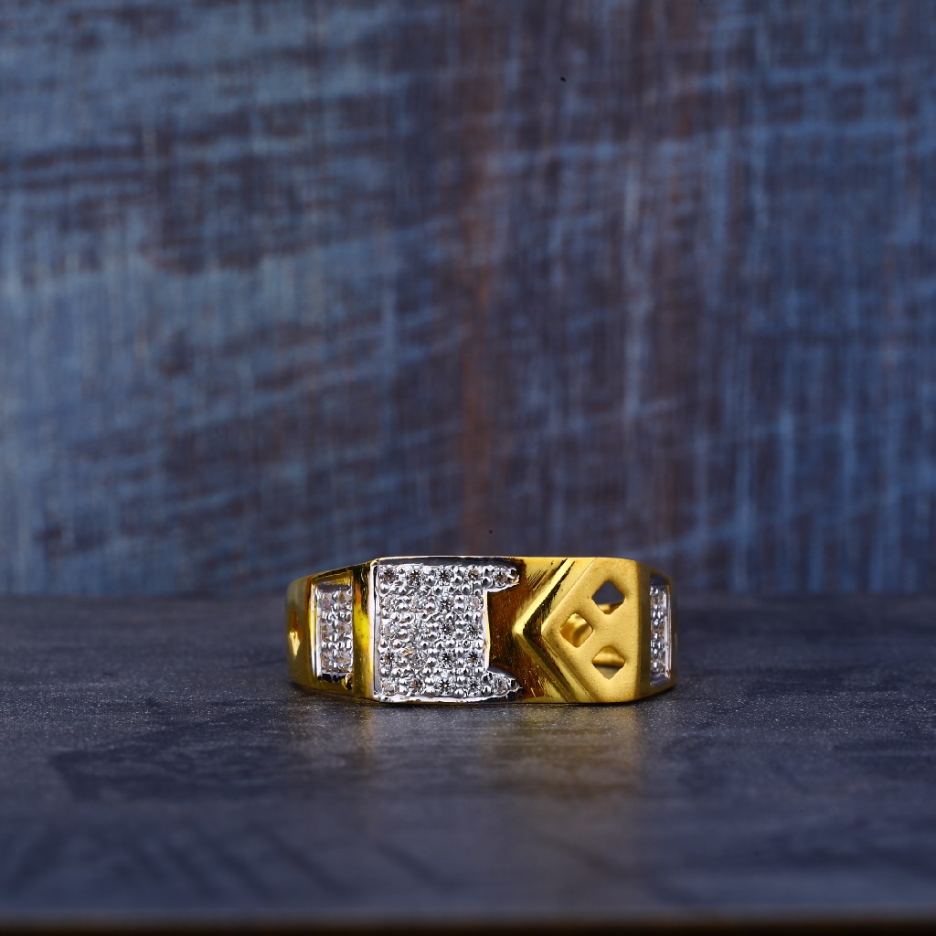 916 Gold Cz Ring MR481 - Image 2