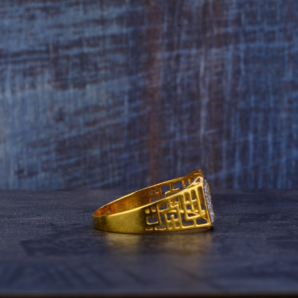 916 Gold Cz Ring MR484 - Image 3