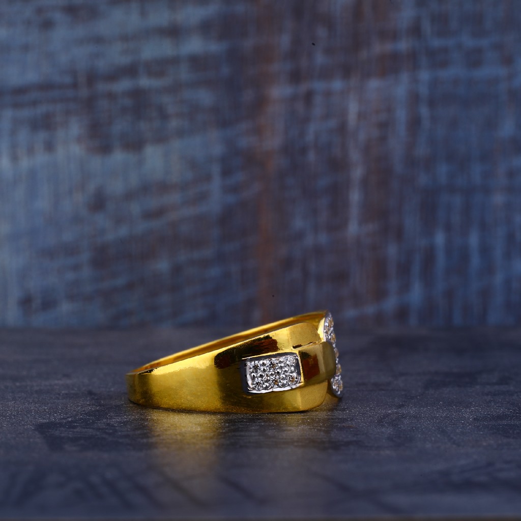 916 Gold Classic Ring MR489 - Image 3