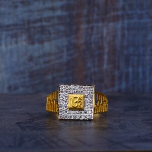 22kt Gold Om Symbol Ring MR491