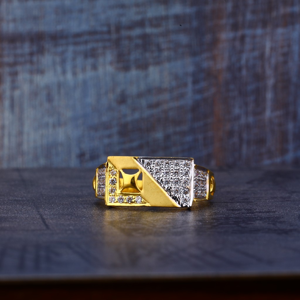 916 Gold Cz Ring MR497